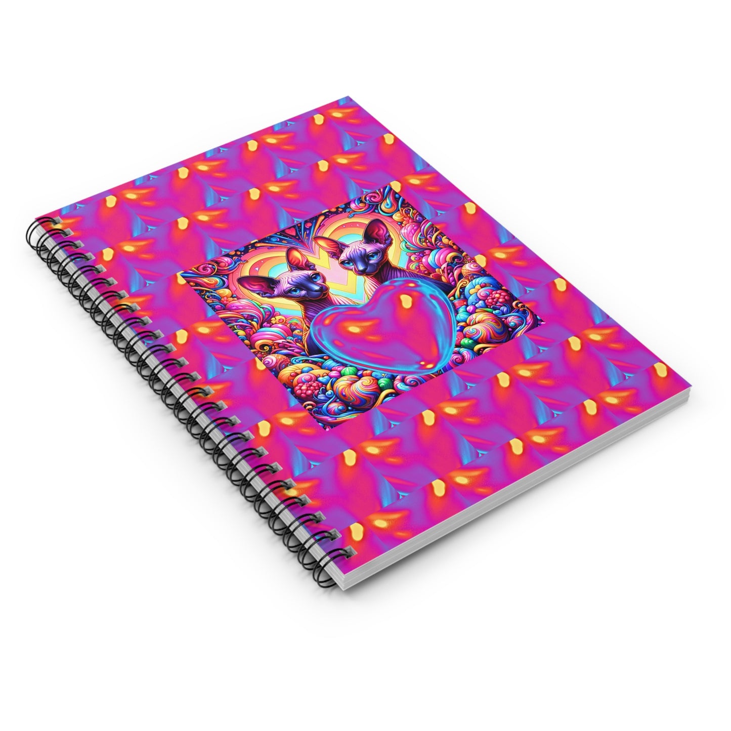 Twin Kikas Spiral Notebook