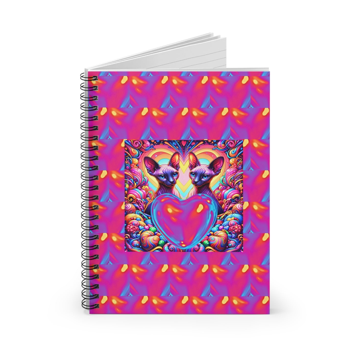 Twin Kikas Spiral Notebook