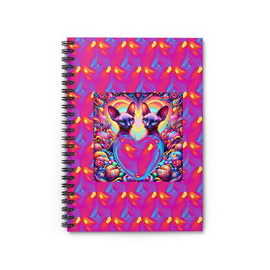 Twin Kikas Spiral Notebook