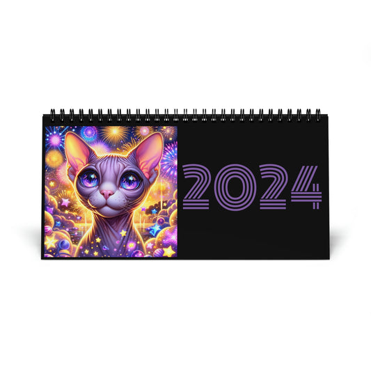 ABC Kawaii Kika Desk Calendar 2024