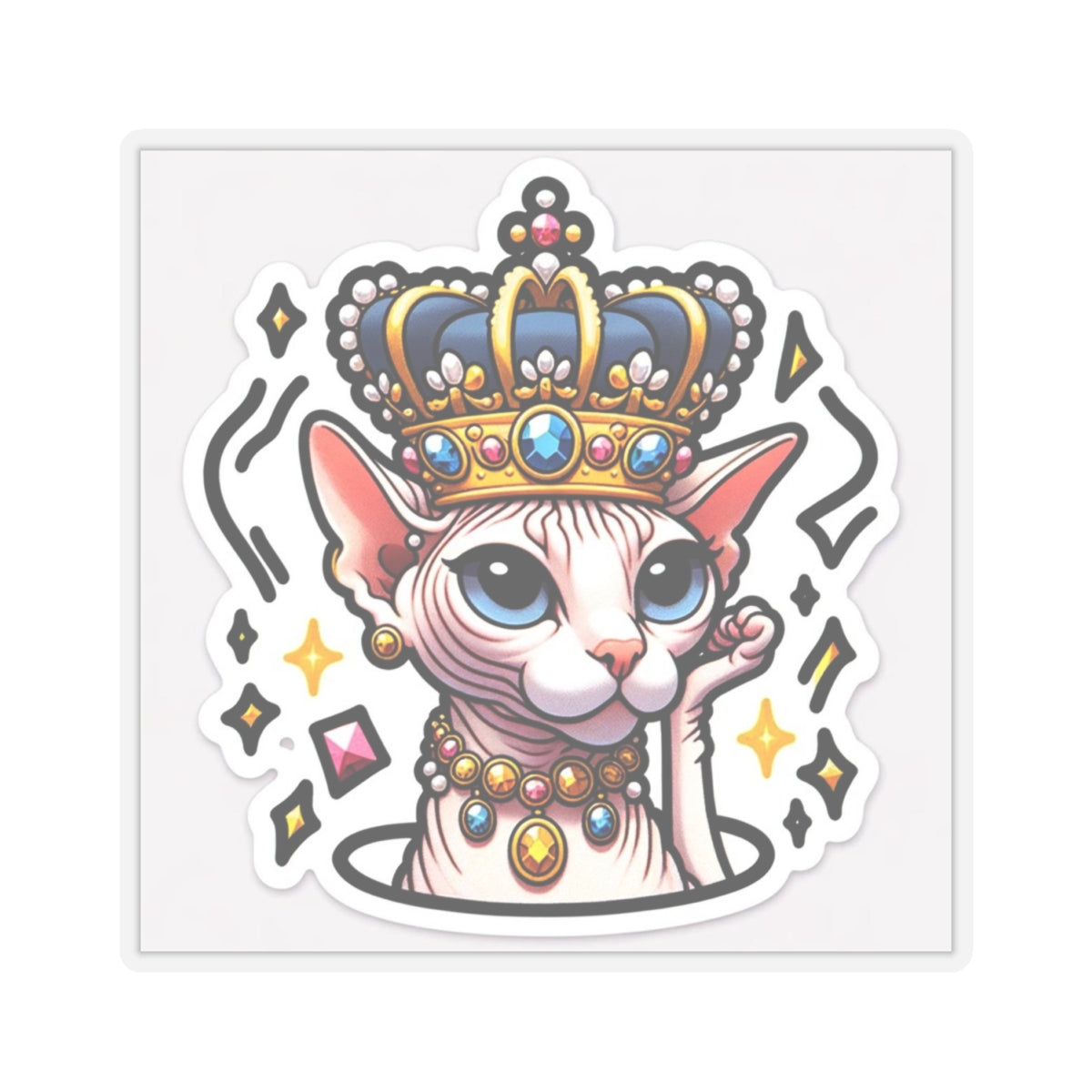 Kiss-Cut Kika Queen Stickers